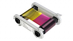 Полноцветная лента (YMCKO) на 500 оттисков с чистящим роликом; для принтера Advent SOLID 700 в Красноярске
