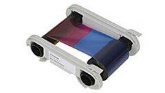 Полноцветная лента  (YMCKOK) для двусторонней печати на 200 оттисков с чистящим роликом в Красноярске
